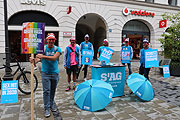 S'AG @  CSD 2020 Demo Spot Sendlinger Strasse (©Foto:Martin Schmitz)